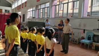 甘肅省文化廳楊建仁副廳長(zhǎng)到甘肅省雜技團(tuán)慰問檢查工作