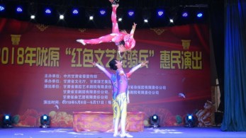 播種希望  收獲真情——甘肅省雜技團(tuán)赴慶陽(yáng)市環(huán)縣車道鄉(xiāng)開展隴原“紅色文藝輕騎兵”惠民演出暨精準(zhǔn)扶貧入戶走訪獻(xiàn)愛(ài)心活動(dòng)