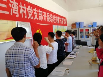甘肅省隴劇院黨總支與三灣村黨支部開展結對共建“五聯”活動