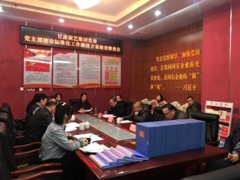 集團副總經理王衛平一行到省演出公司督查黨支部建設標準化工作落實情況