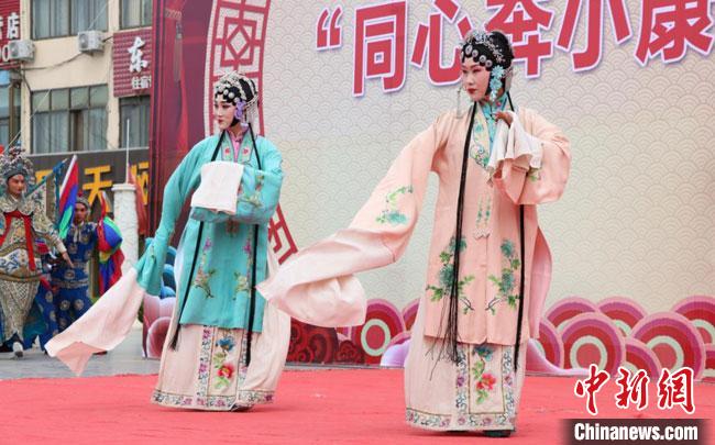 甘肅重啟基層公益性惠民演出涵蓋歌舞、秦腔等多種藝術